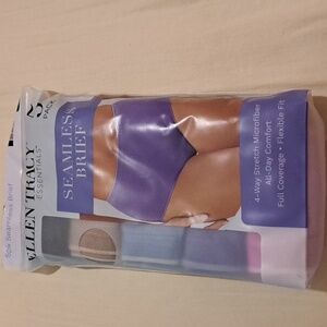 Ellen Tracy Essentials Seamless Briefs 5pk - Size XXXL